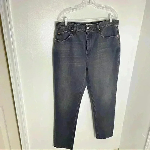 ReDone Original 70s Straight Jeans in Black Wash Denim Size 29 - Picture 3 of 5